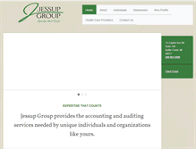 Tablet Screenshot of jessup-group.com